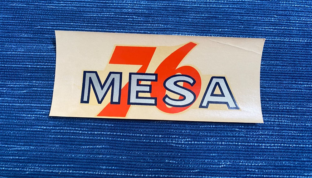Vintage Union 76 Oil Mesa California Transfer Decal Gas Station Travel Souvenir